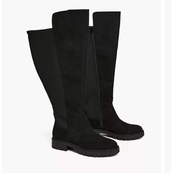 Lane Bryant Wide Calf Dream Cloud Over-The-Knee Boots Black Size 10 Wide - Picture 1 of 8